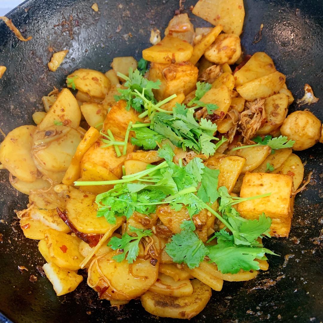 干锅土豆片