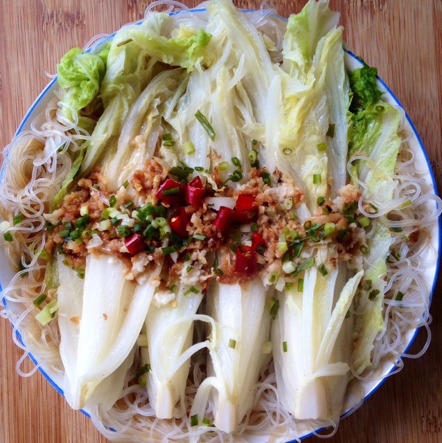 蒜蓉粉丝蒸娃娃菜