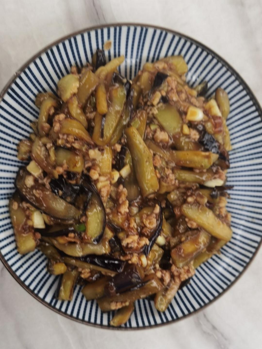 超级下饭酱香味肉末茄子