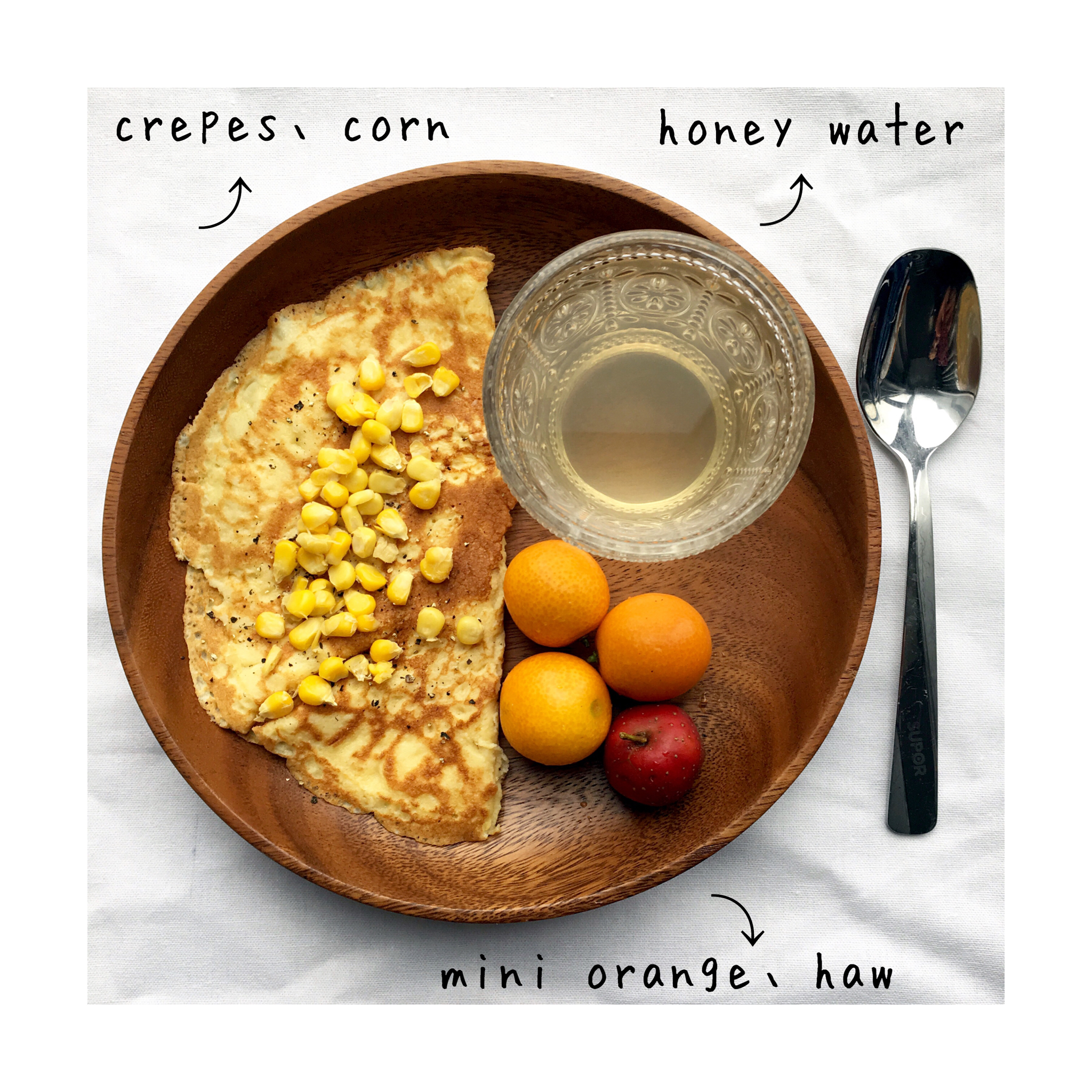 基础早餐可丽饼