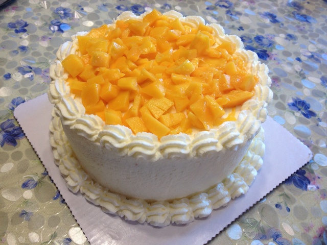 鲜奶油水果蛋糕