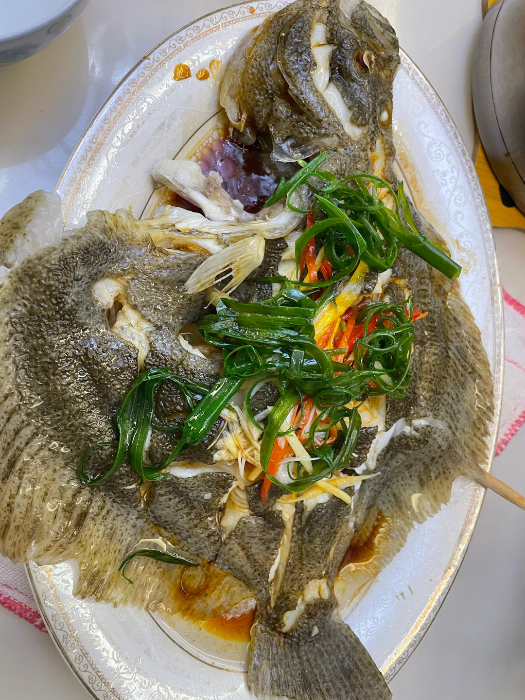 清蒸多宝鱼