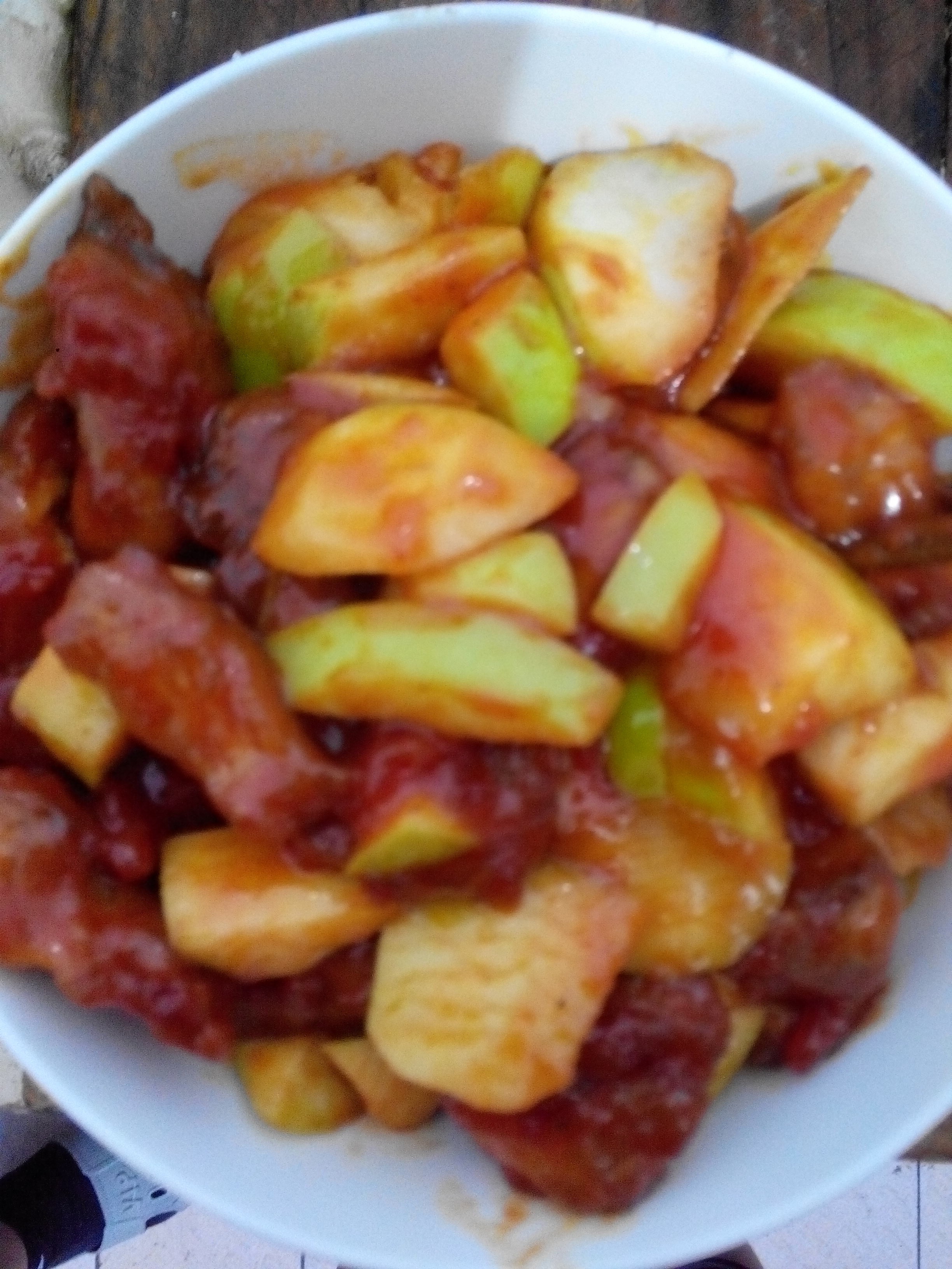 糖醋菠萝鸡块
