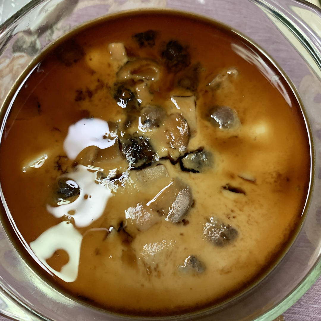 松茸鸡蛋羹