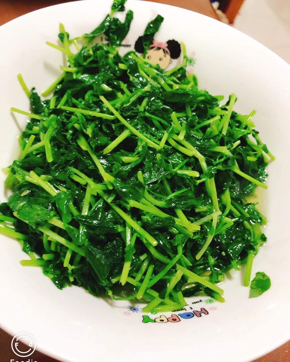 candyhoho做的清炒豌豆苗