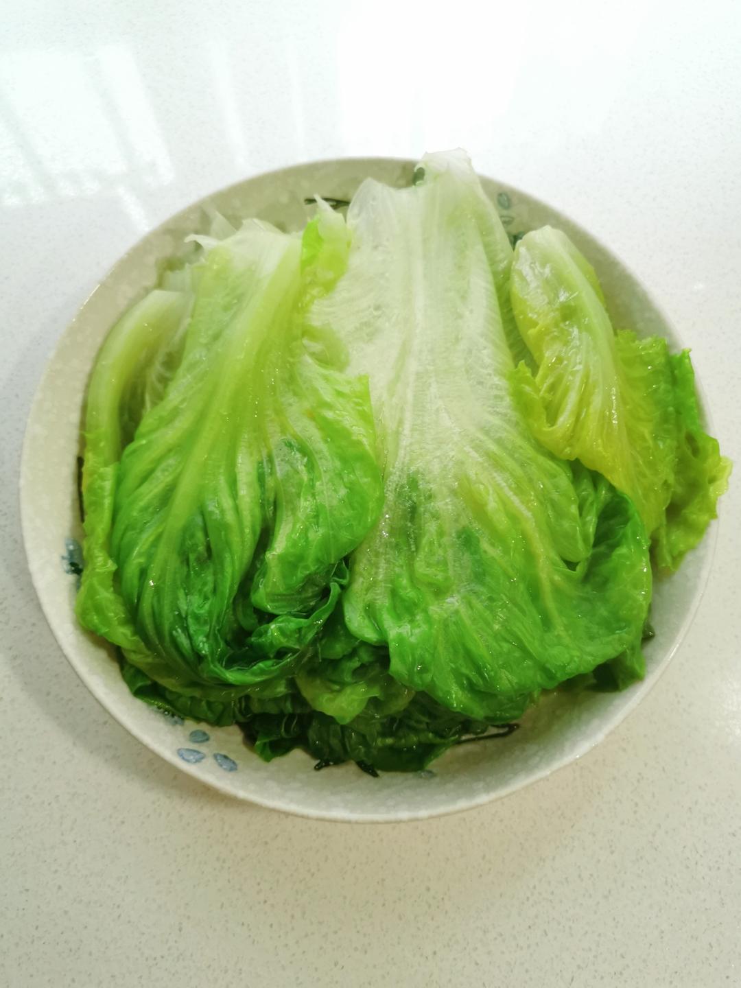 年夜饭素菜【蚝油生菜】生财啦的做法 步骤5