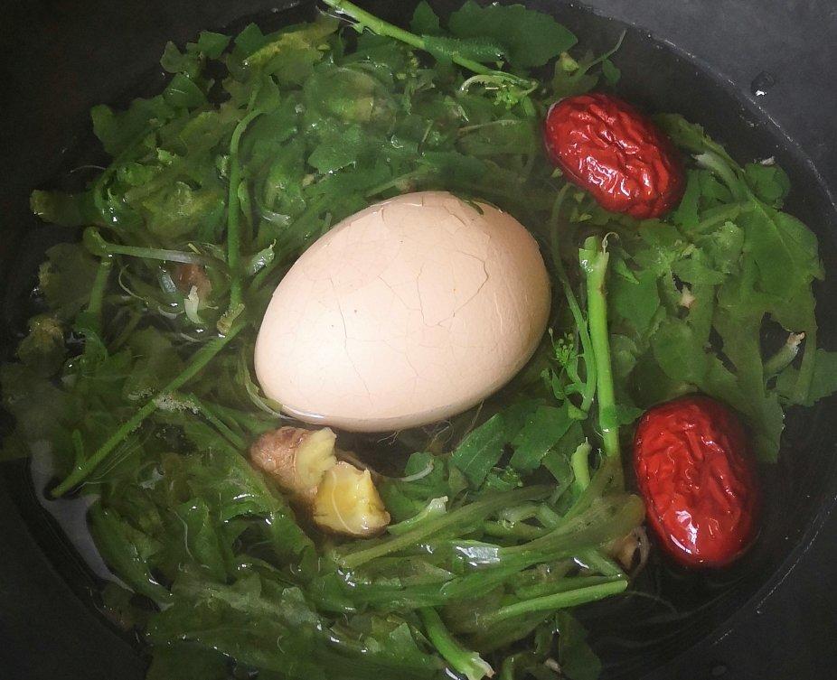 三月三.荠菜煮鸡蛋