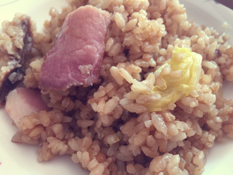 电饭锅版腊肠煲仔饭