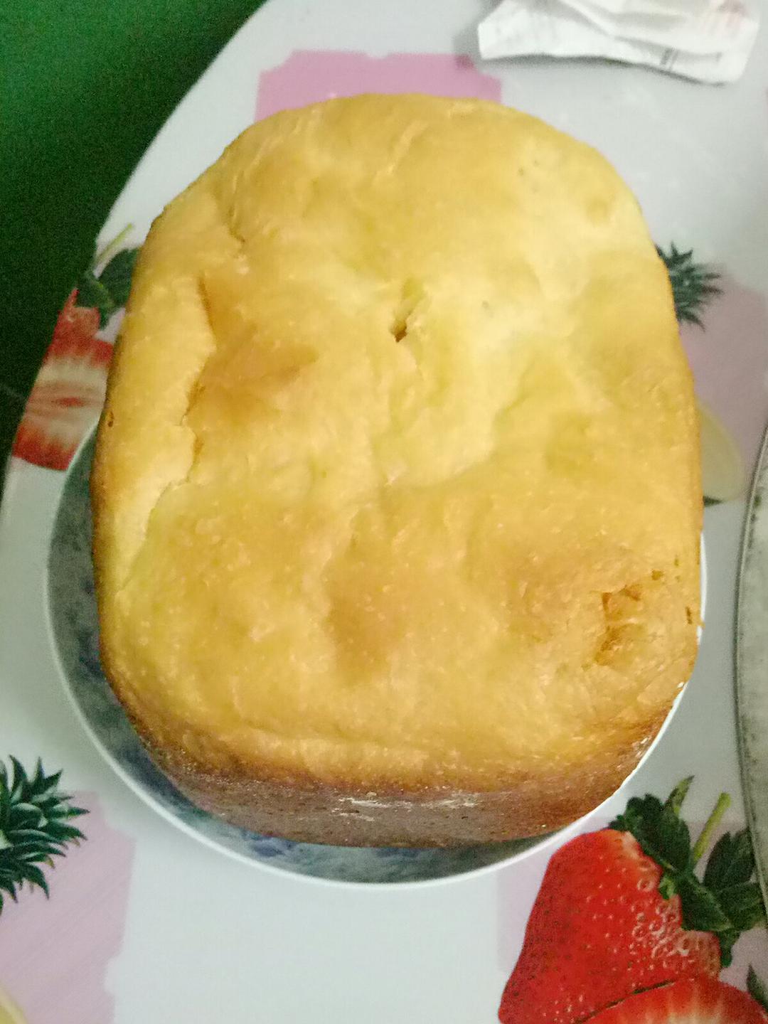 超级好吃的原味面包（面包机版）