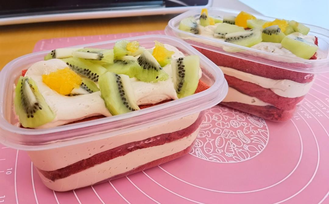 红丝绒裸蛋糕（6寸