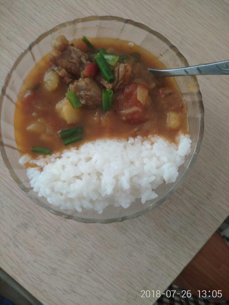 番茄土豆炖牛腩