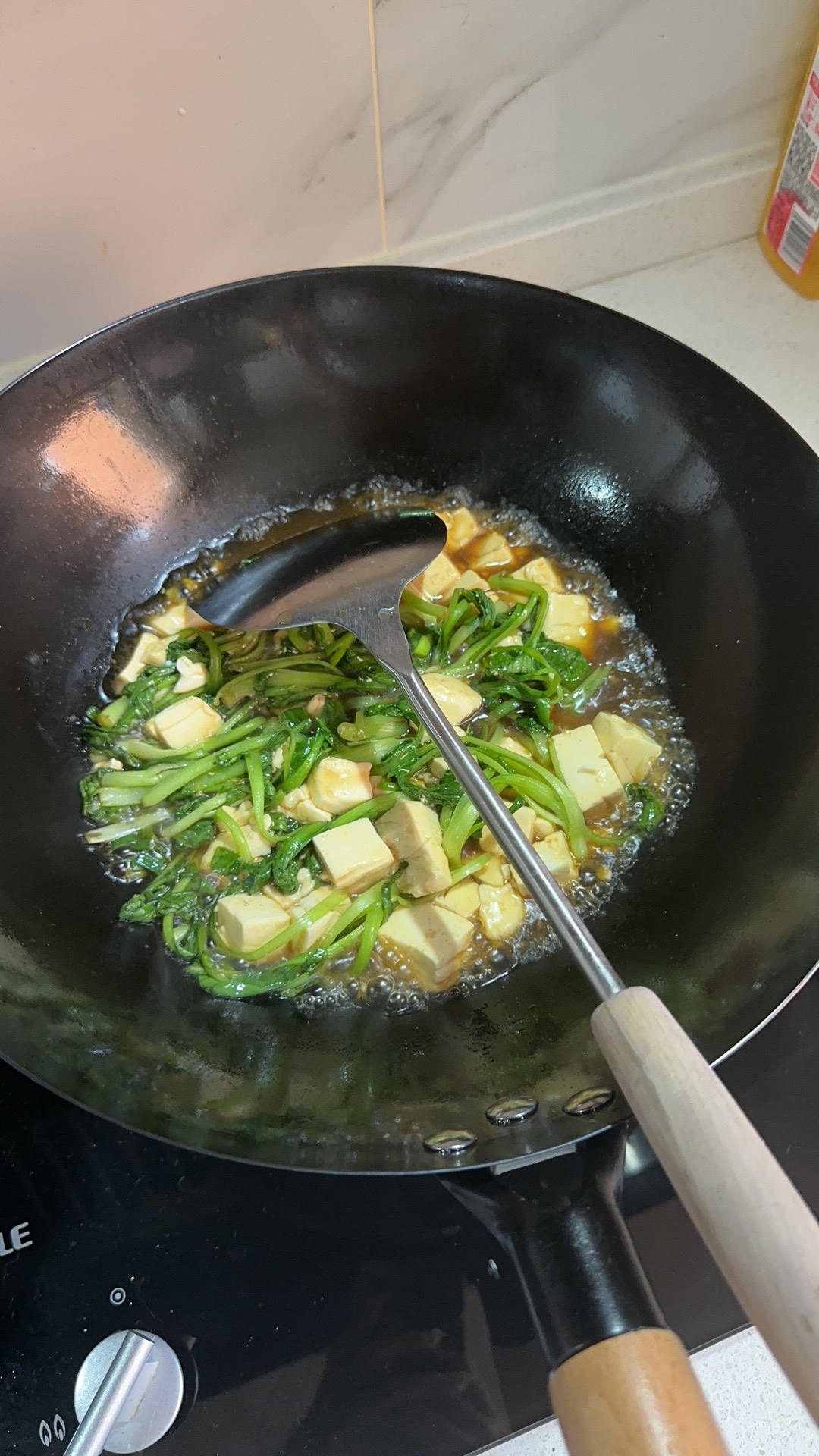 青菜炒豆腐