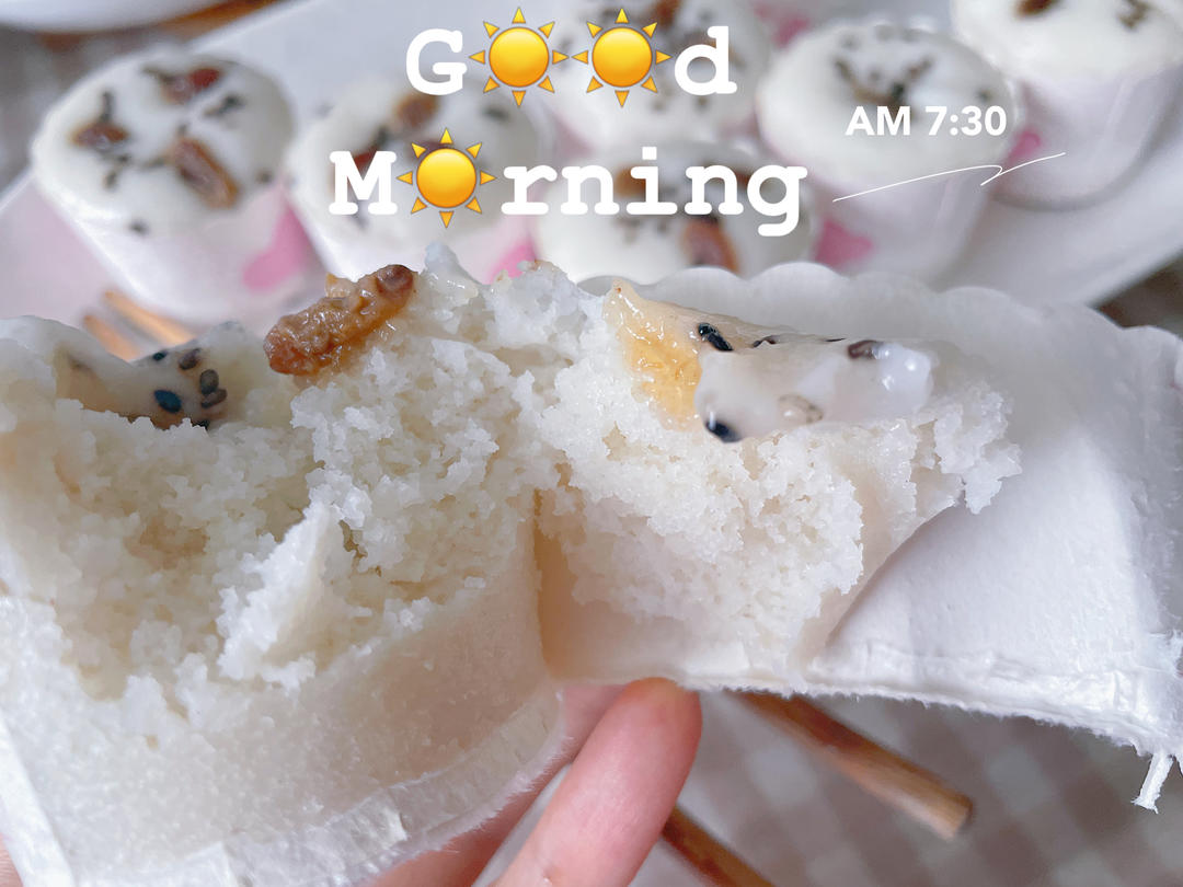 大米发糕(无泡打粉，只用酵母)