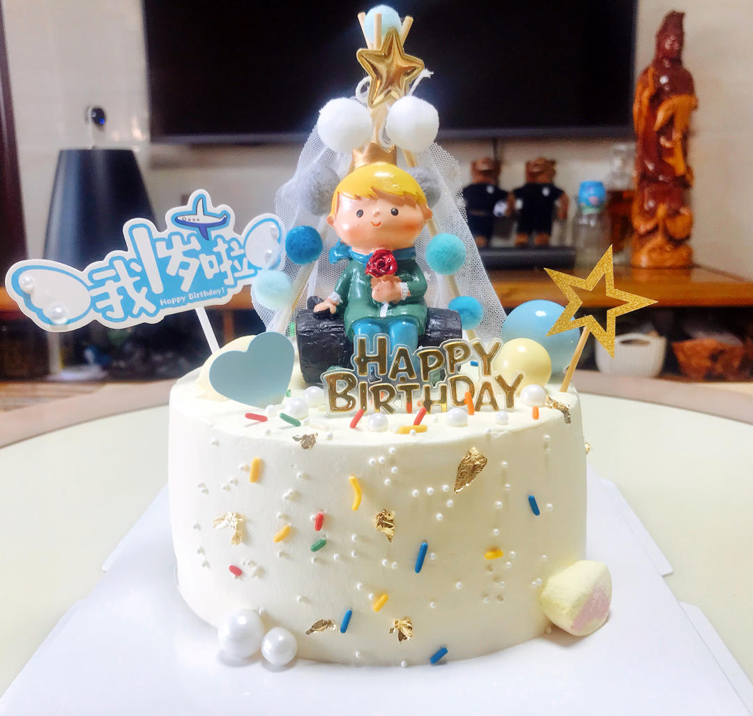 超级简单的味多美同款生日蛋糕（6寸），新手也能高度还原