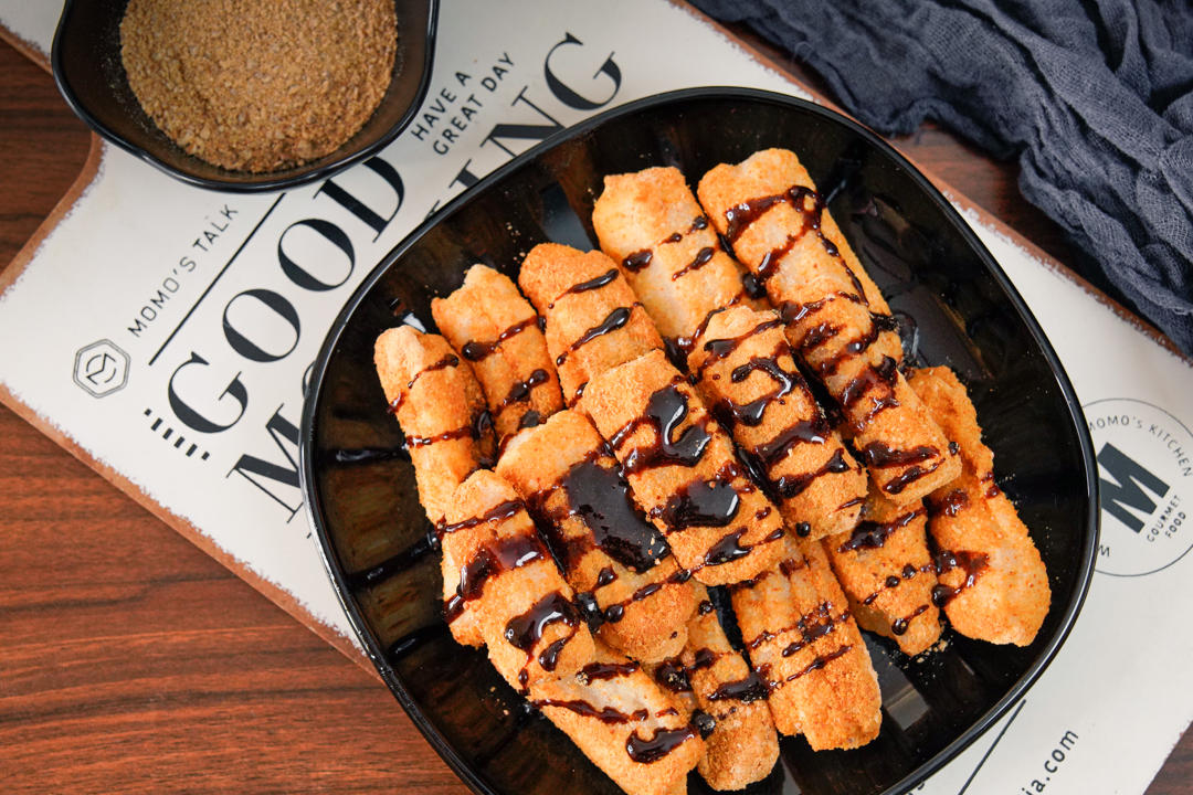 火锅店必点的【红糖糍粑】糯米粉版本