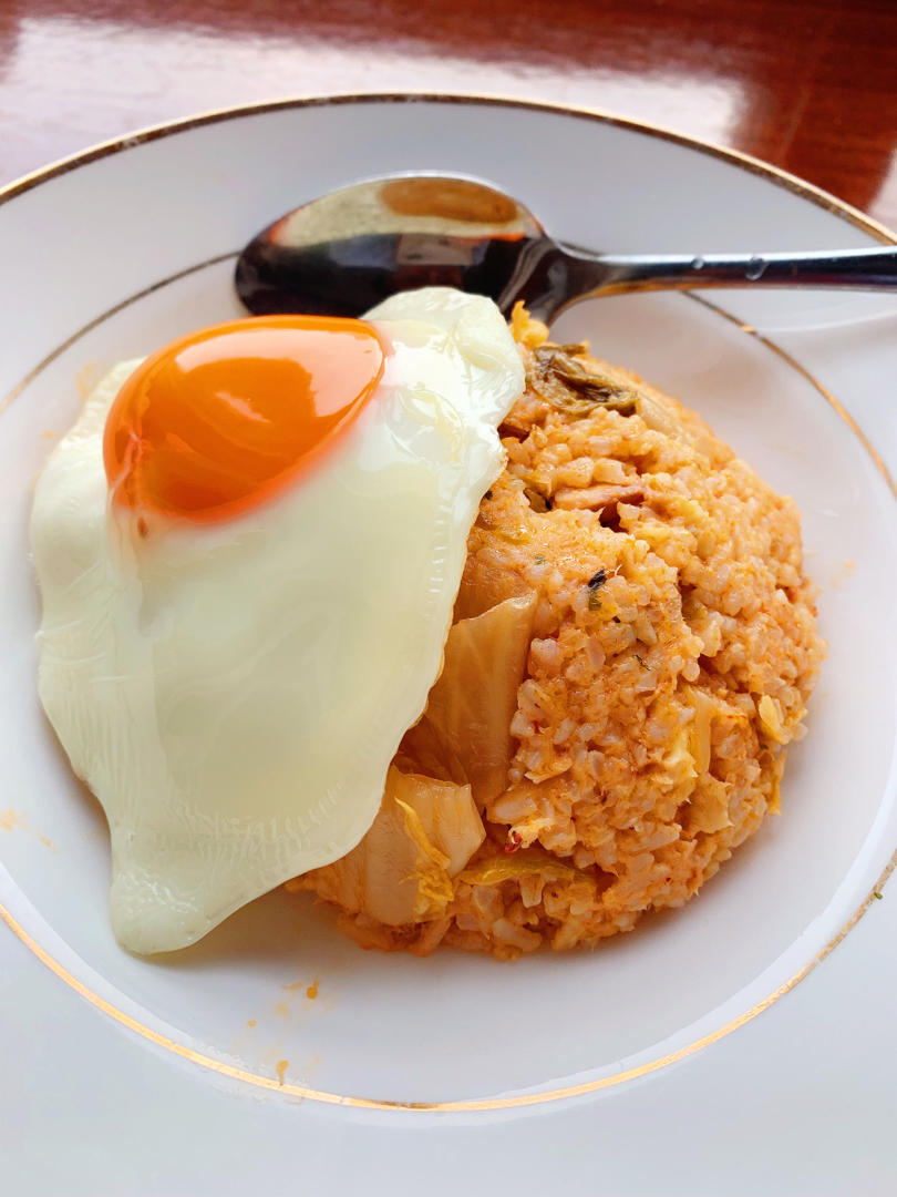 金枪鱼泡菜炒饭