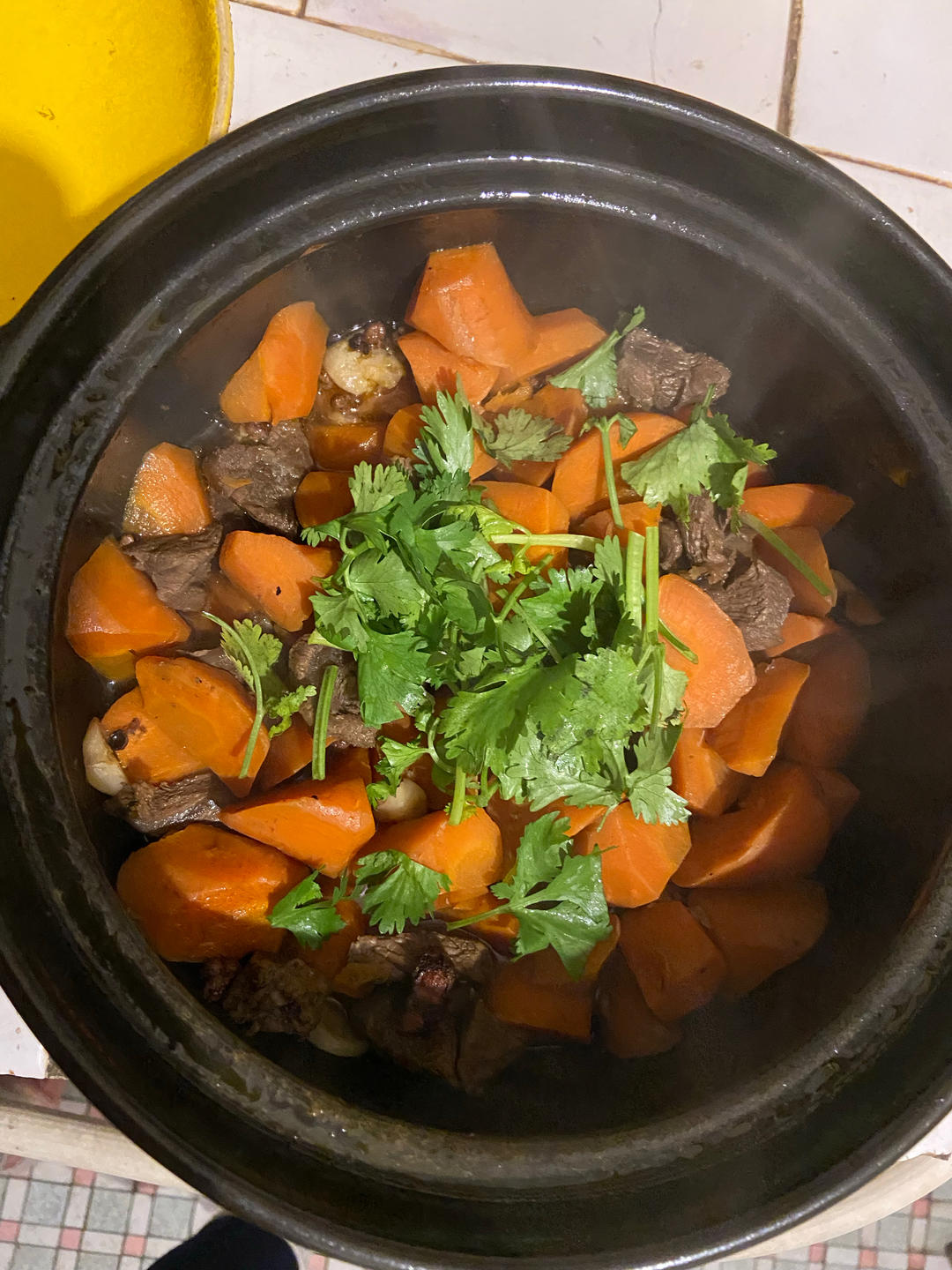 胡萝卜炖牛肉