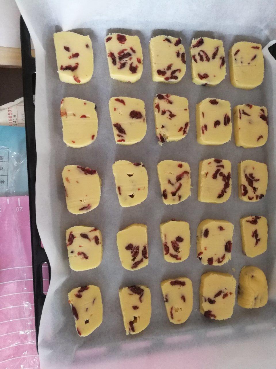 低糖少油版蔓越莓饼干