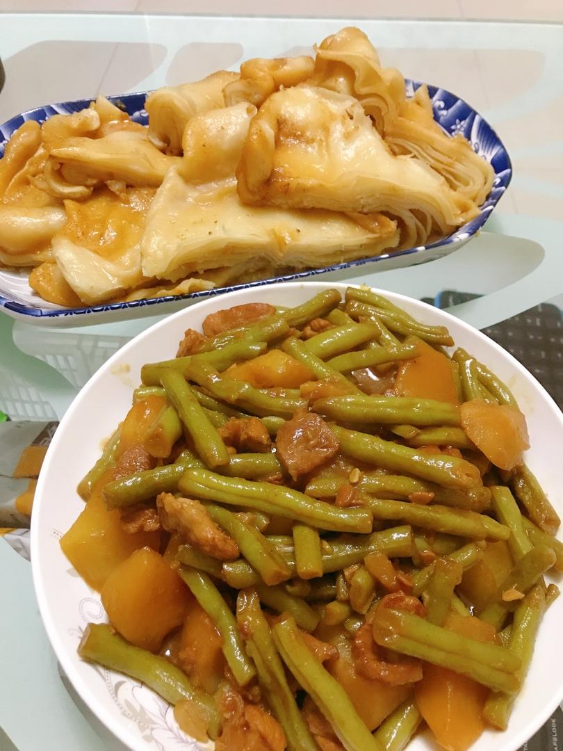 豆角烀饼（东北）