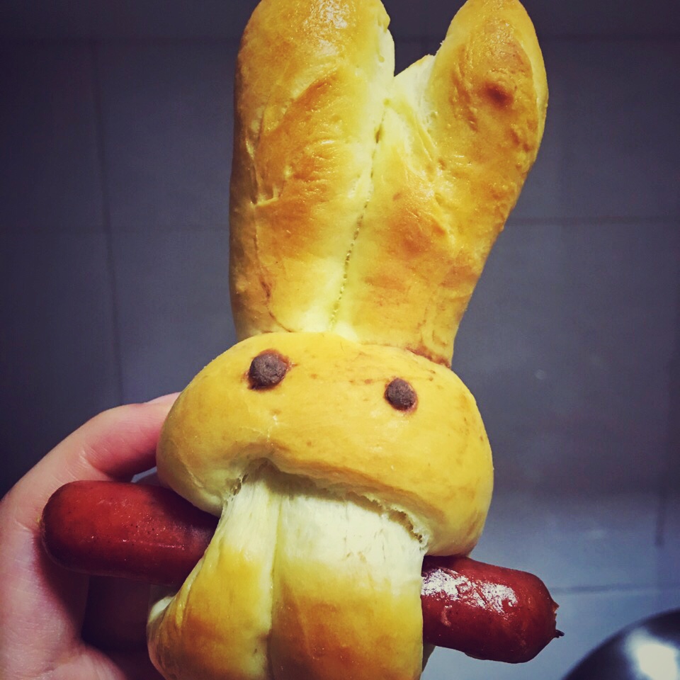 萌萌哒兔子面包