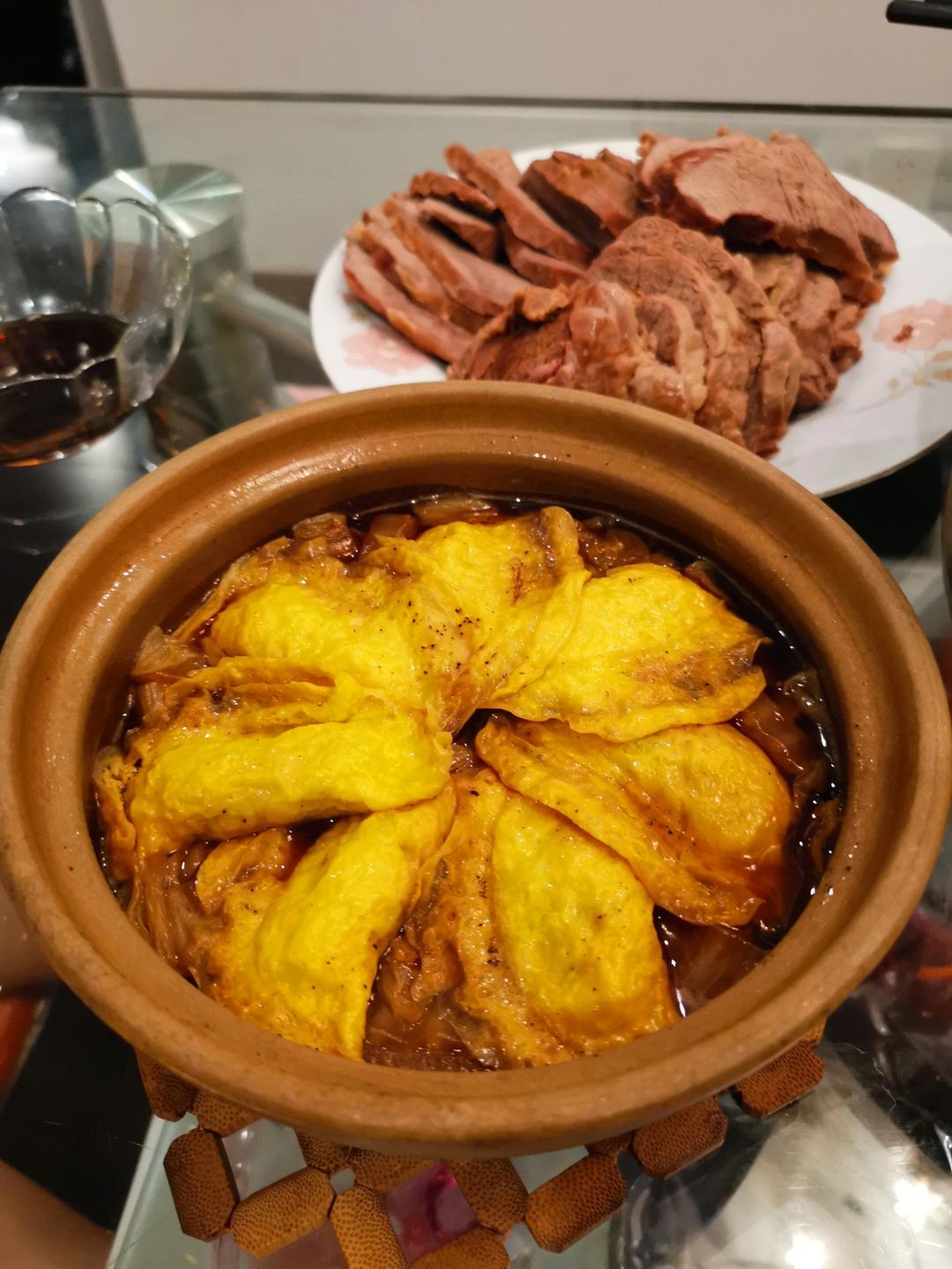 蛋饺白菜煲—金玉满堂