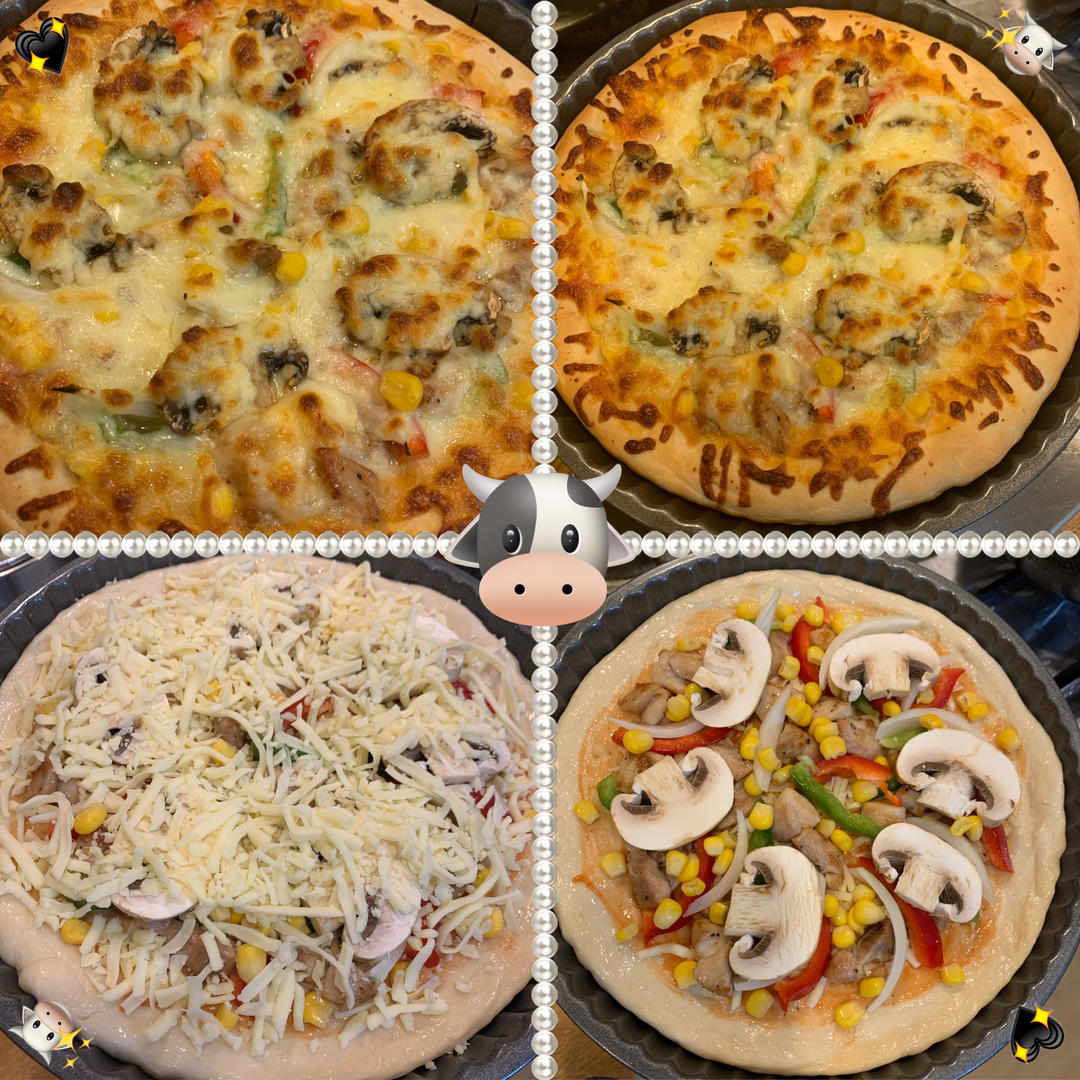 8寸纯手工什锦披萨