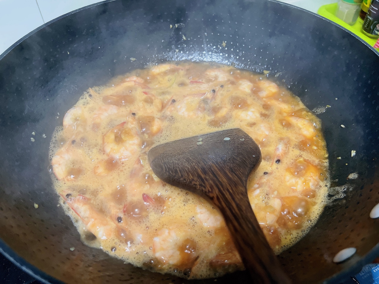油焖大虾（糖醋虾）的做法 步骤4