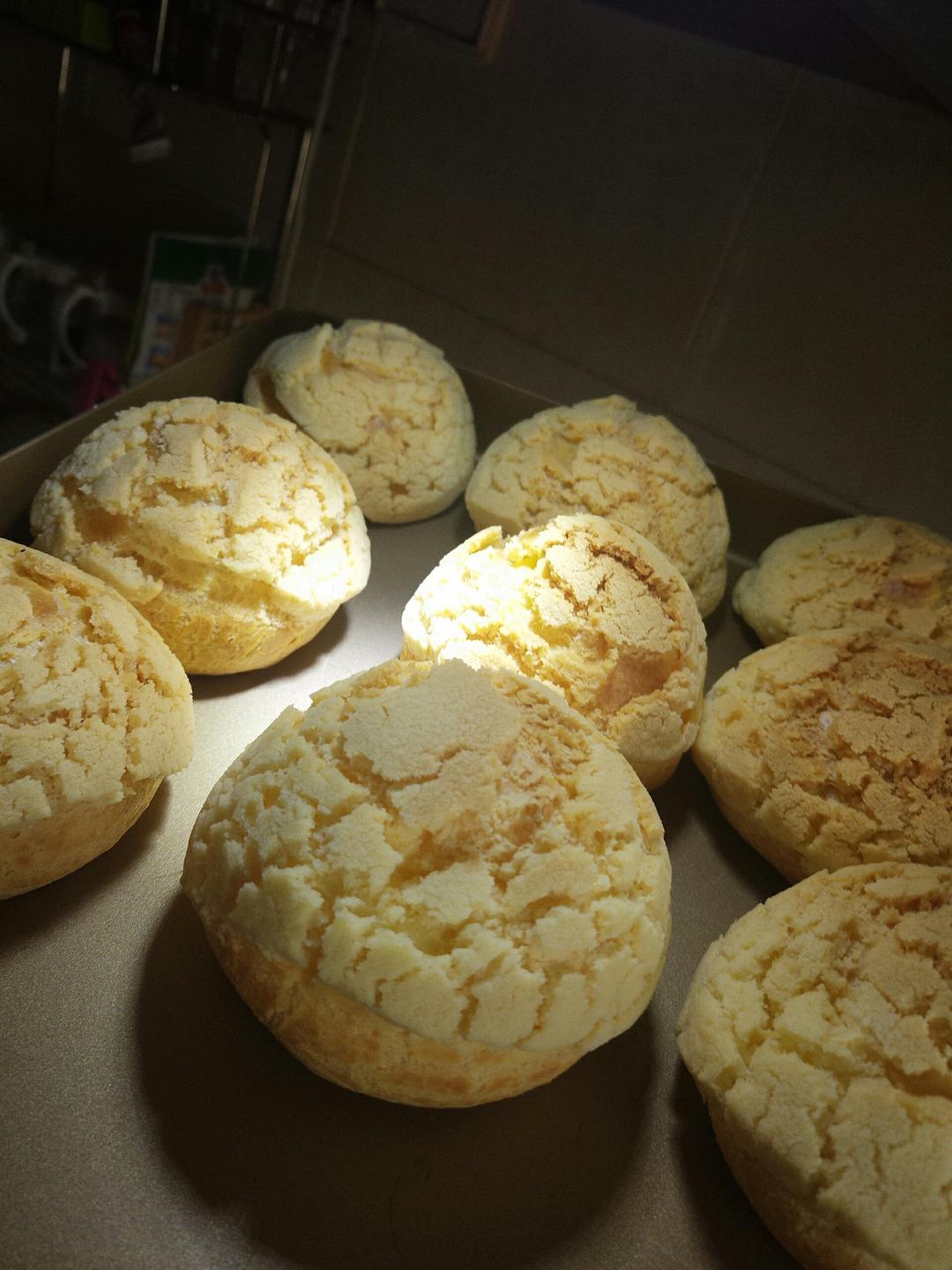 浓郁抹茶酥皮泡芙