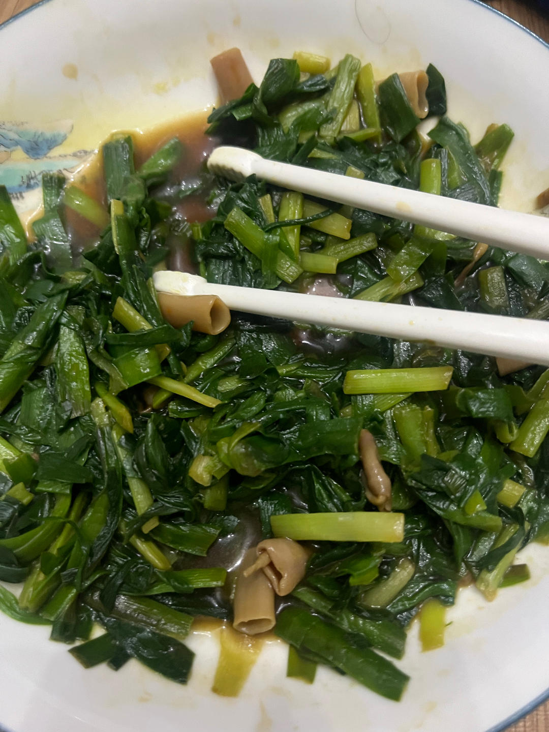 韭菜炒海肠