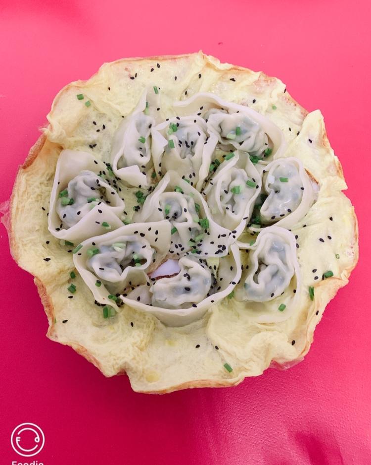 抱蛋煎馄饨