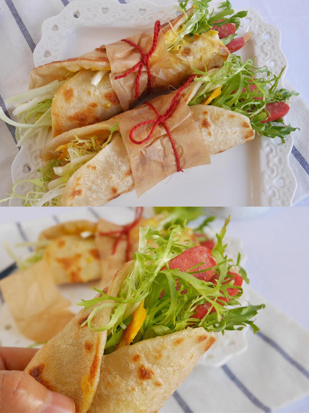 早餐人气王❗️鸡蛋灌饼的做法