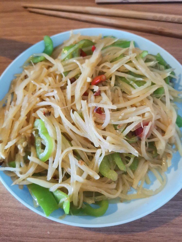 青椒土豆丝