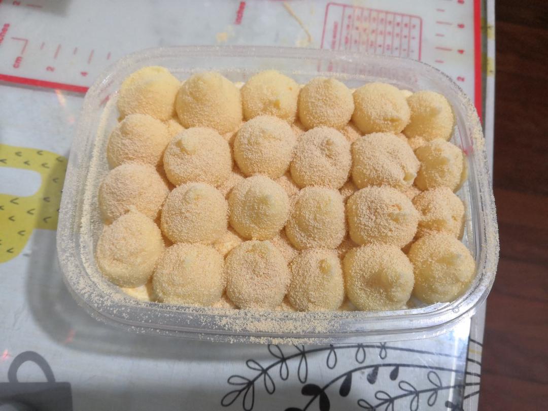 豆香浓郁甜而不腻❗️自制网红豆乳盒子蛋糕