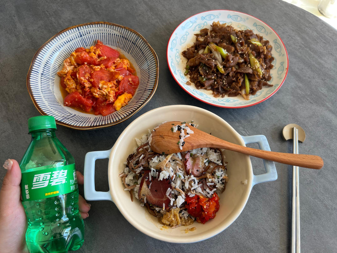 黄磊版烟笋/萝卜干炒腊肉-向往的生活湘西腊肉做法
