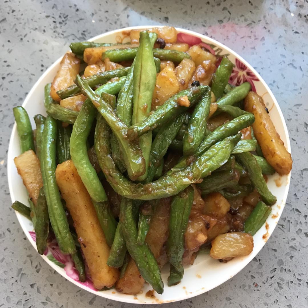 土豆烧豆角