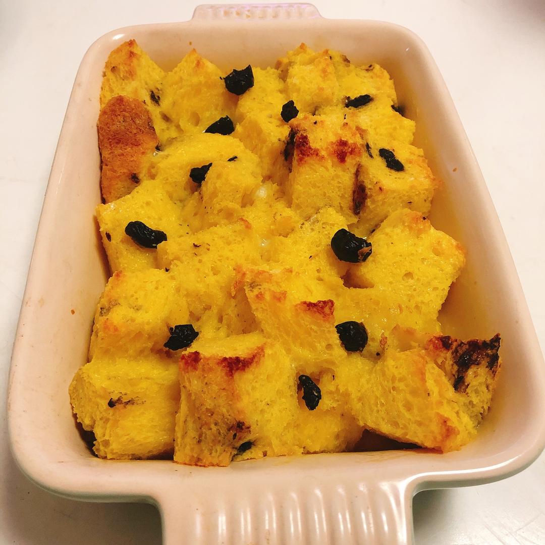 焗烤蔓越梅吐司布丁