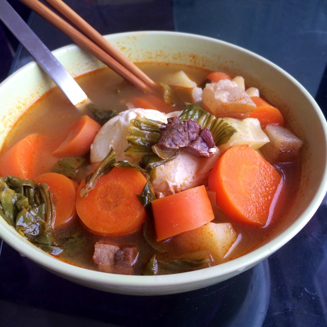 fluga做的田园蔬菜汤