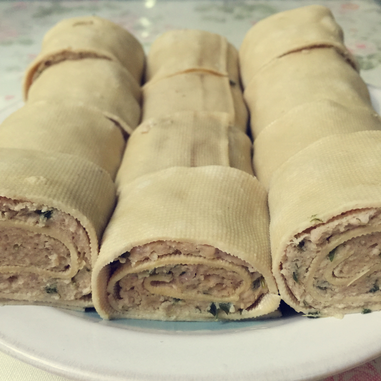 豆腐皮肉卷