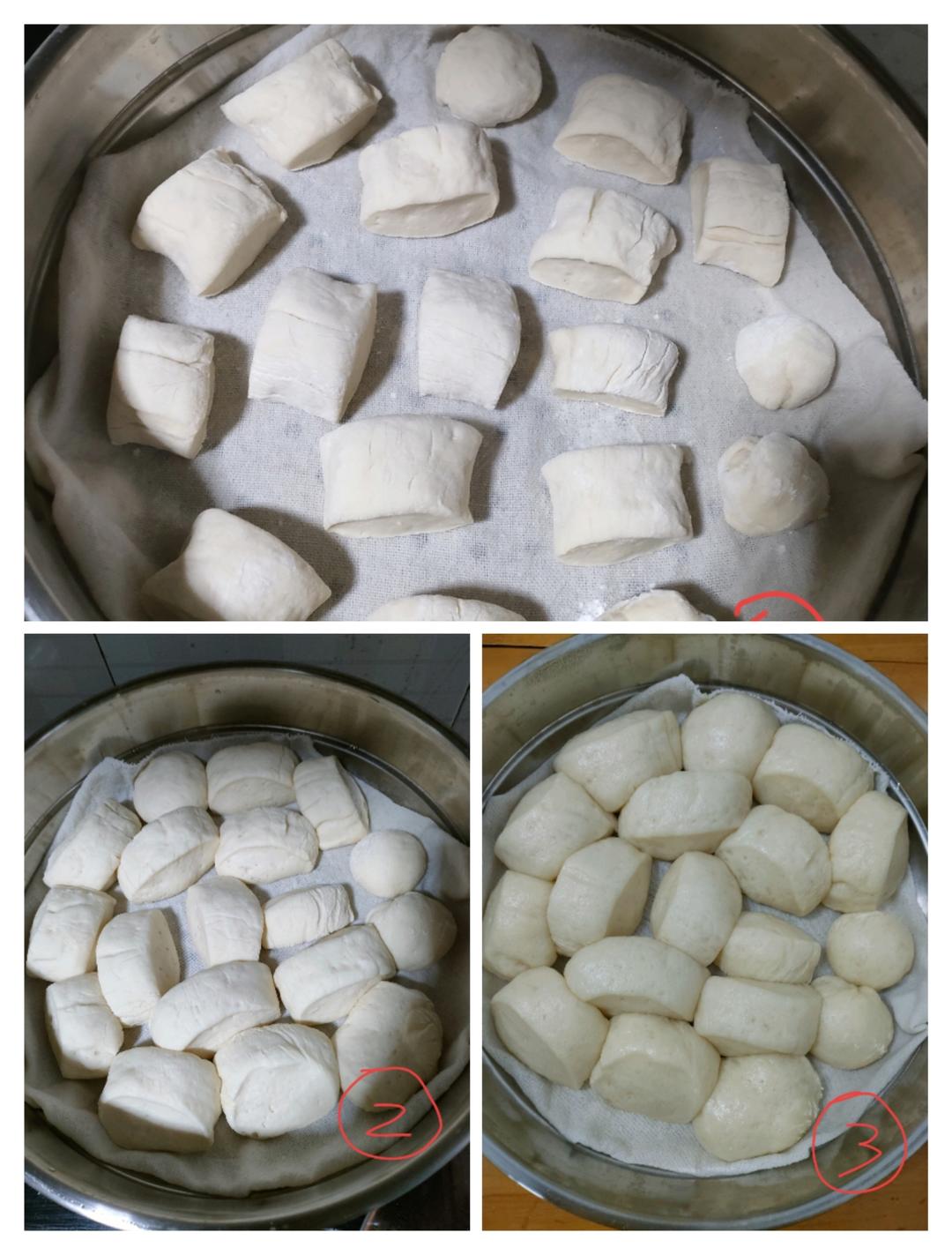 纯手工奶香馒头【无泡打粉，无添加】