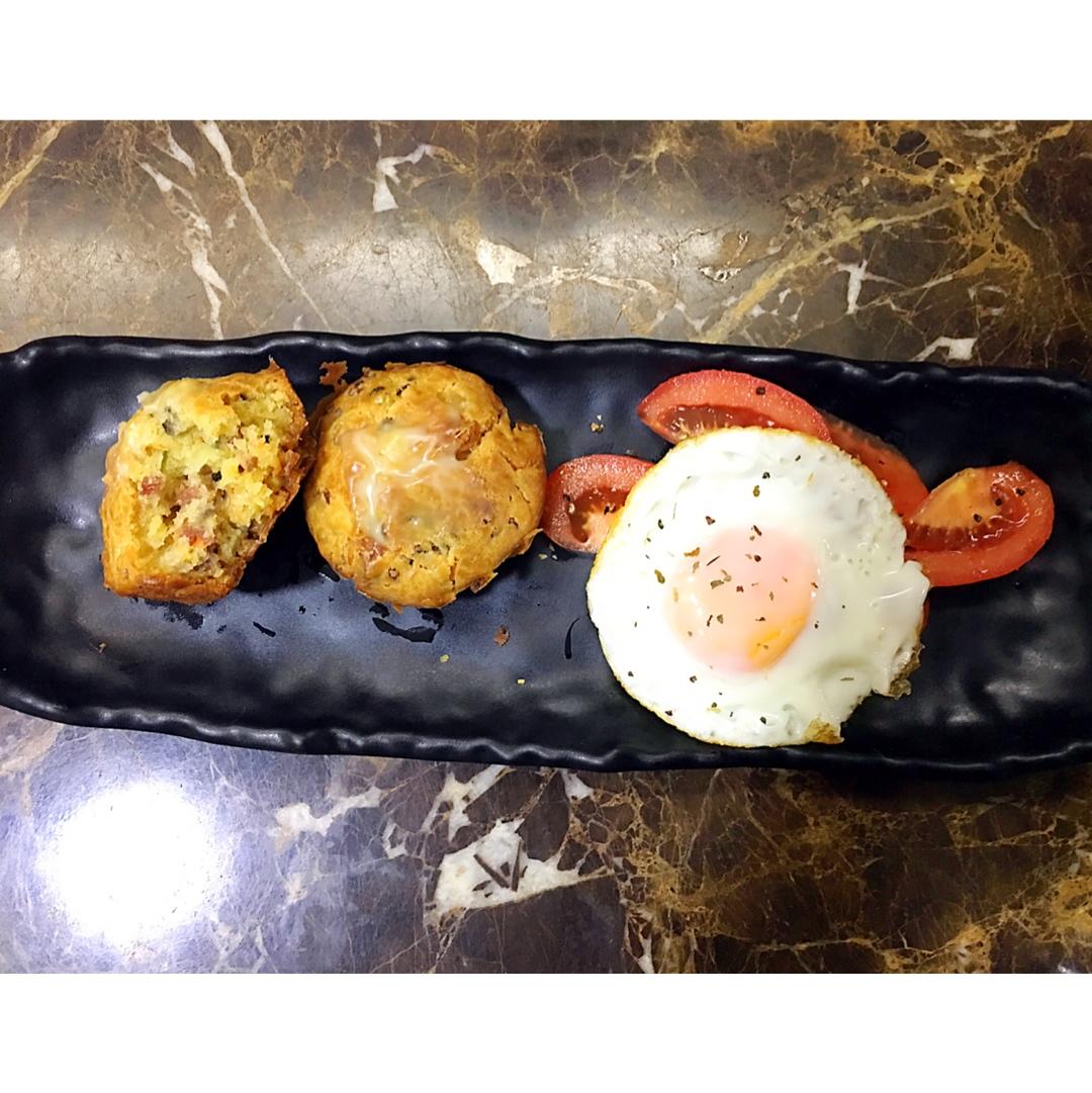 洋葱红肠咸马芬