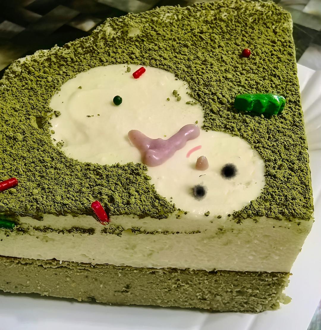 圣诞特辑❄️雪人海盐蝶豆花巴斯克