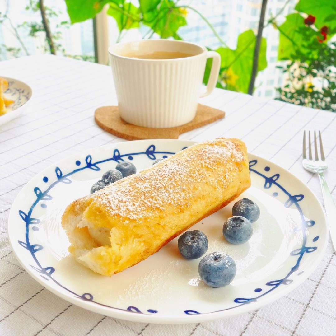 香蕉巧克力吐司卷