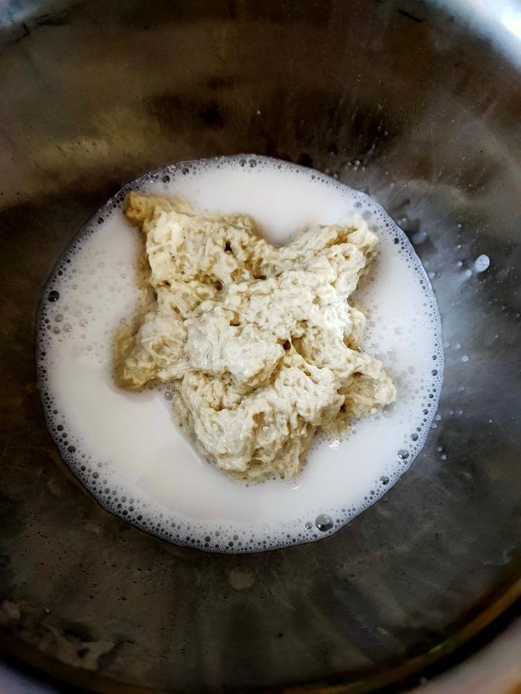 纯奶手撕吐司的做法 步骤1