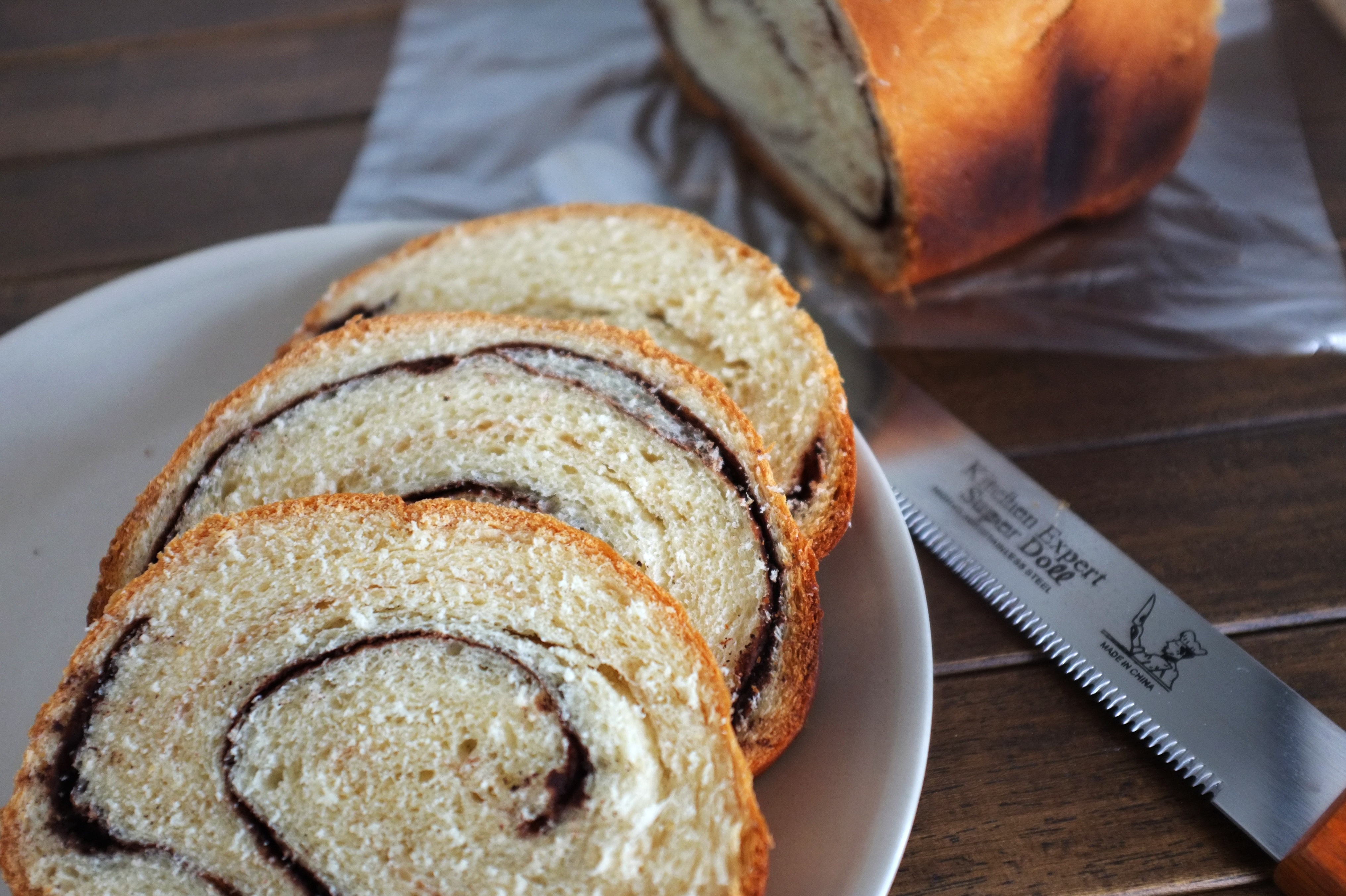 面包机的面包—可可大理石面包