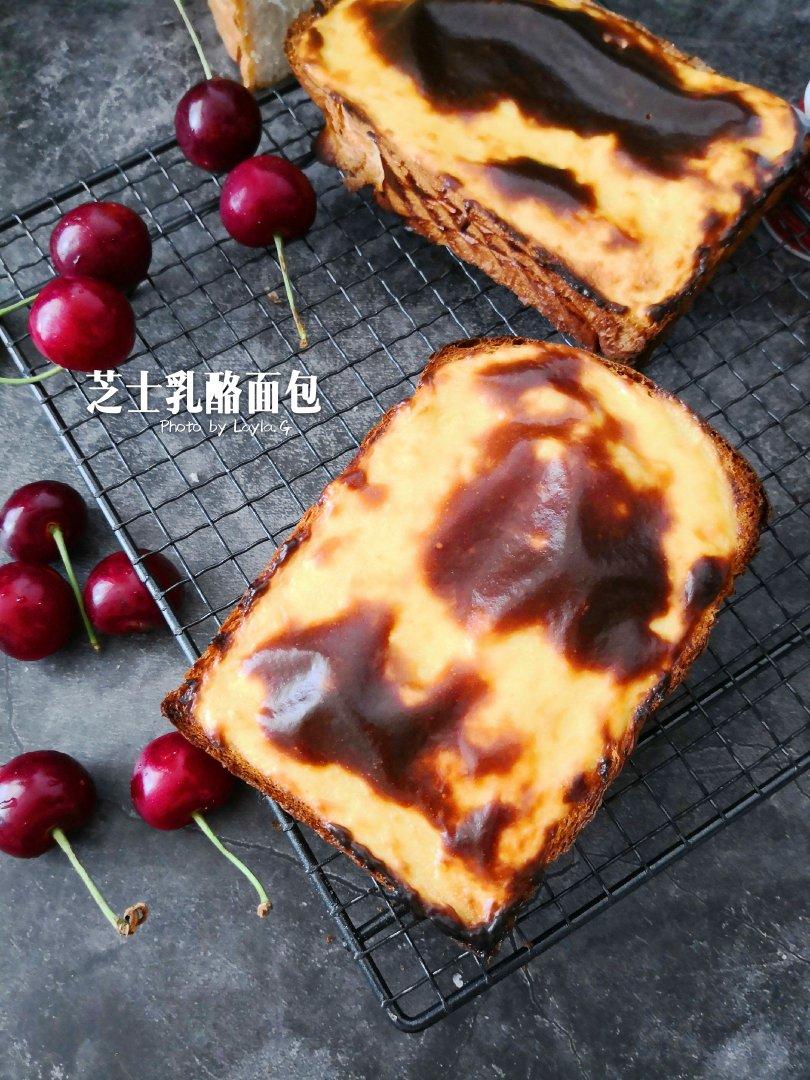 乳酪厚片（消耗吐司，奶油奶酪）
