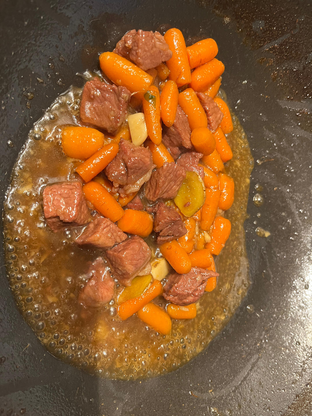 红烧羊肉炖胡萝卜