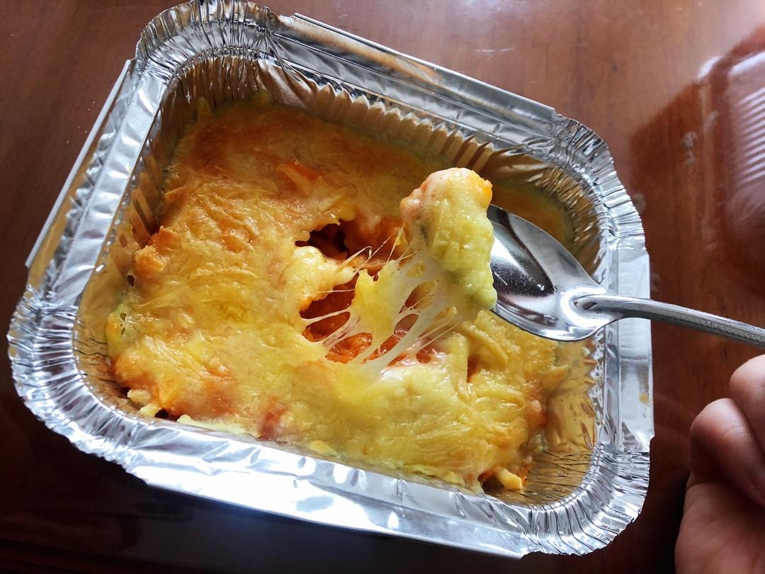 超拉丝芝士焗红薯❗奶香浓郁