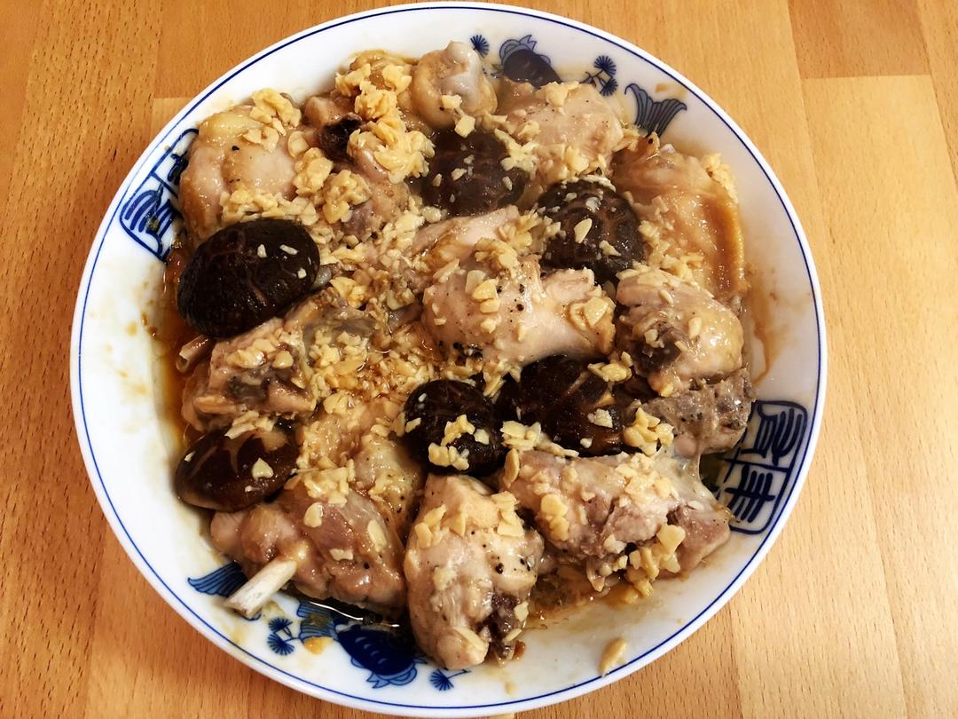 蒜蓉蒸鸡胸（鸡腿）