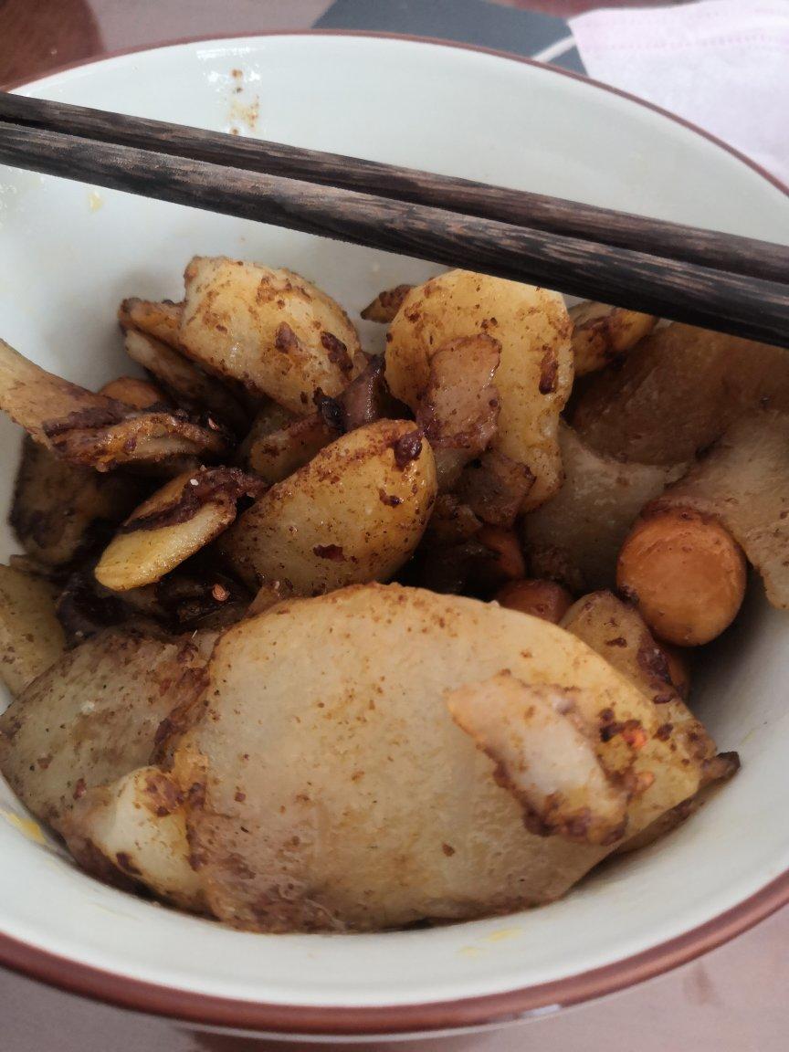 孜然火腿土豆丁