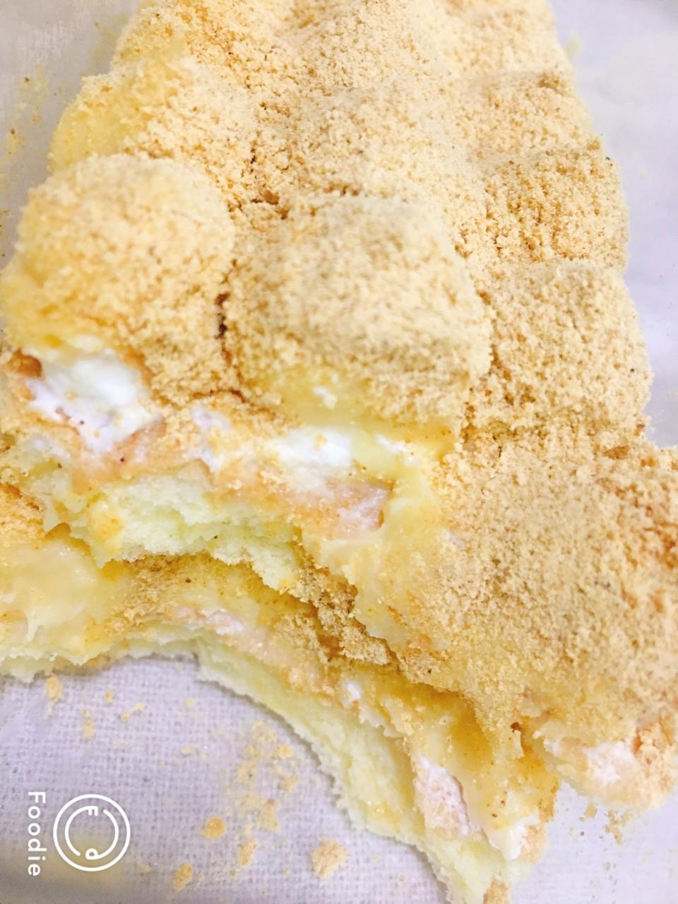 戚风蛋糕卷（家用30L烤箱自带烤盘之3蛋卷卷）